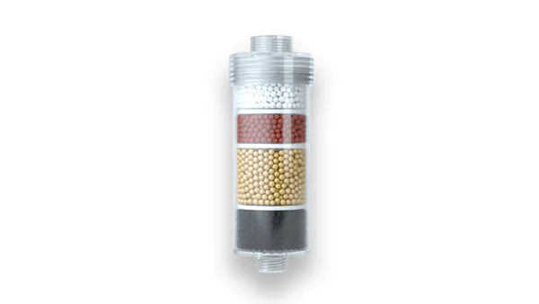 4 layer New Design Anti Lime Scale KDF Tourmaline Balls Spa Filtered Shower Head Water Filter
