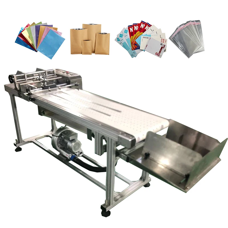 Automatic PE Box Tape IC Cards Ink Jet Paper Bags Friction Feeder Paging Machine With Collector