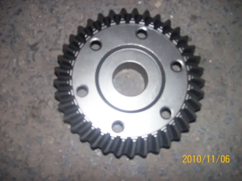 tricycle axle spiral bevel gear