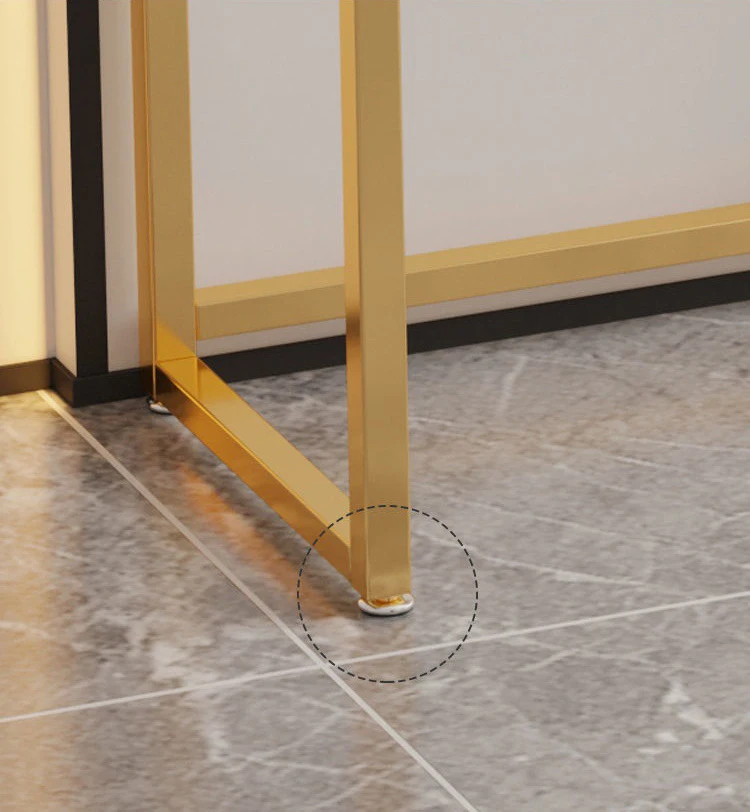 small elegant metal hallway gold marble console tables table modern living room furniture for command center minimalist 1piece