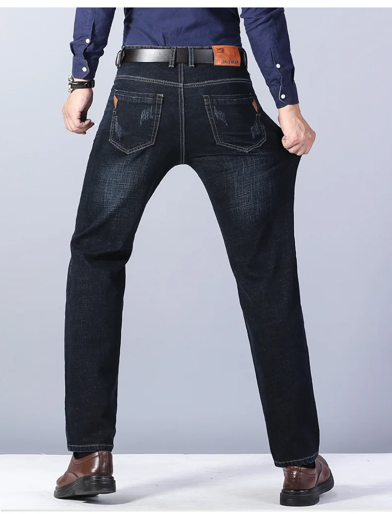 2022 hot sale wholesale custom stylish Blue baggy denim pantalones pant men jeans