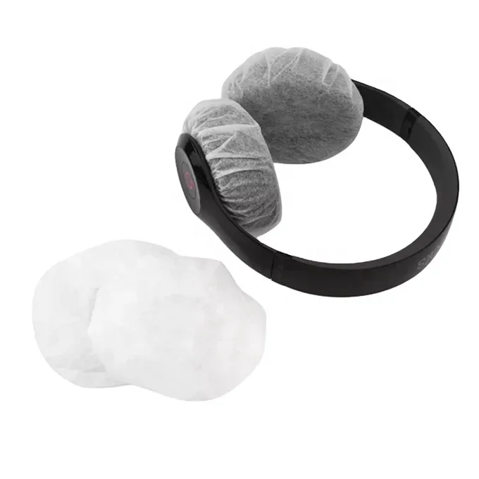 Dustproof Earphones Cover Disposable Hygienic Ear Pad Cover Non-woven Sanitary Headphone Covers
