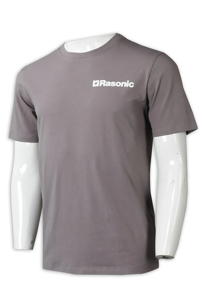 Manufacturer Custom 95%Cotton 5% Spandex T shirt Printing  Mens Fitness Shirt Crew Neck Gym Shirts Men