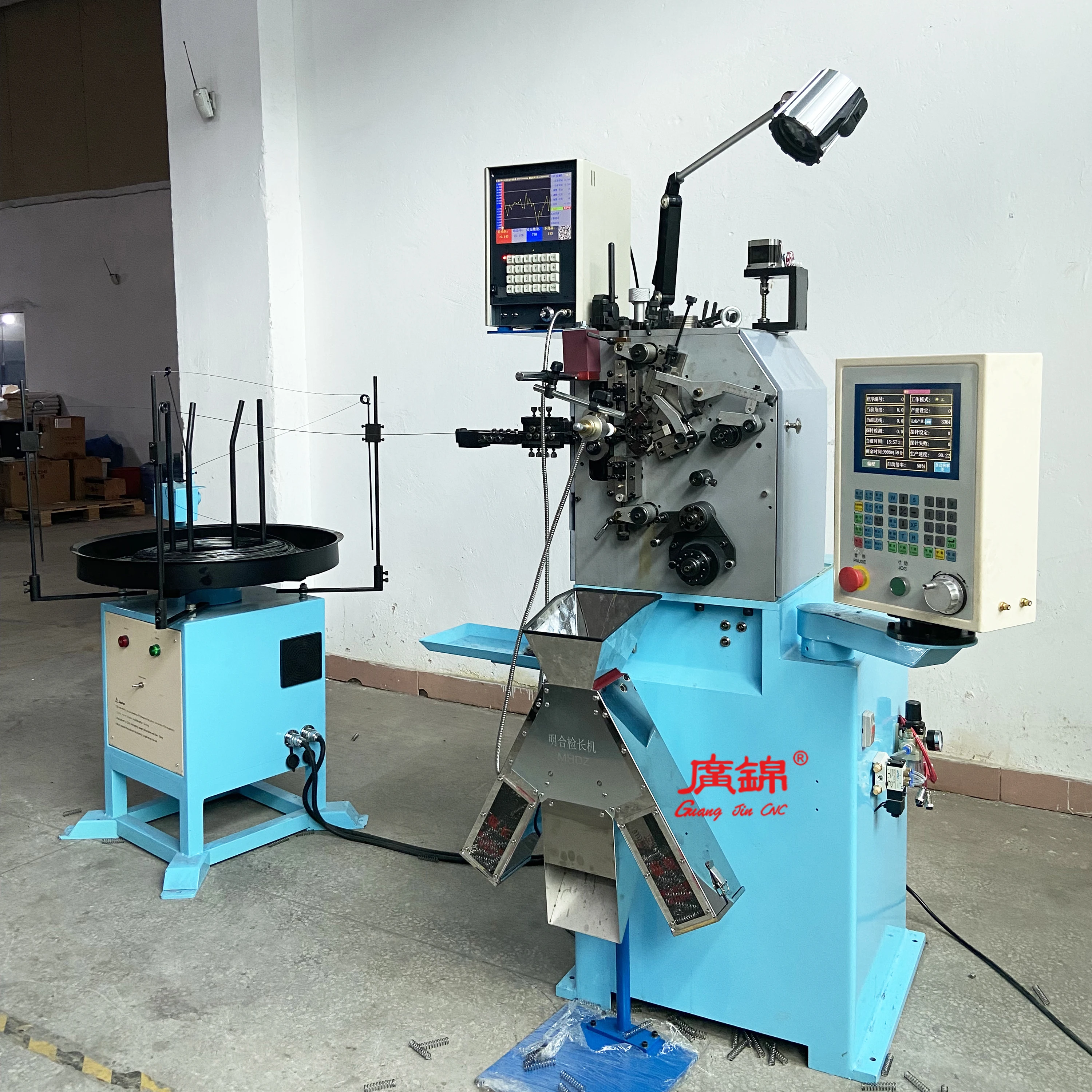 Precise Wire Spring Coiling Machine 2 Axis CNC 1 mm For ball point pen spring machine Manufacturer