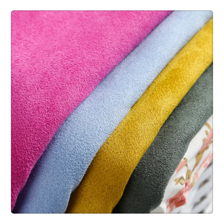 
 Высококачественная ткань из искусственной замши 100 полиэстер для курток  