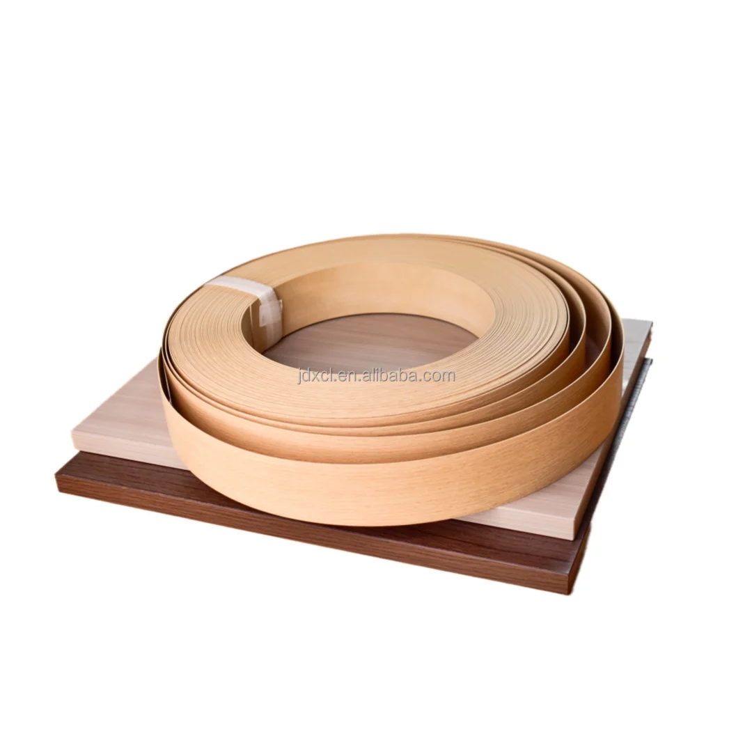 Edge Banding for Furniture Accessories High Quality PVC 3000 Meters Woodgrains/solid Color Accepable 0.4-3mm 6-90mm