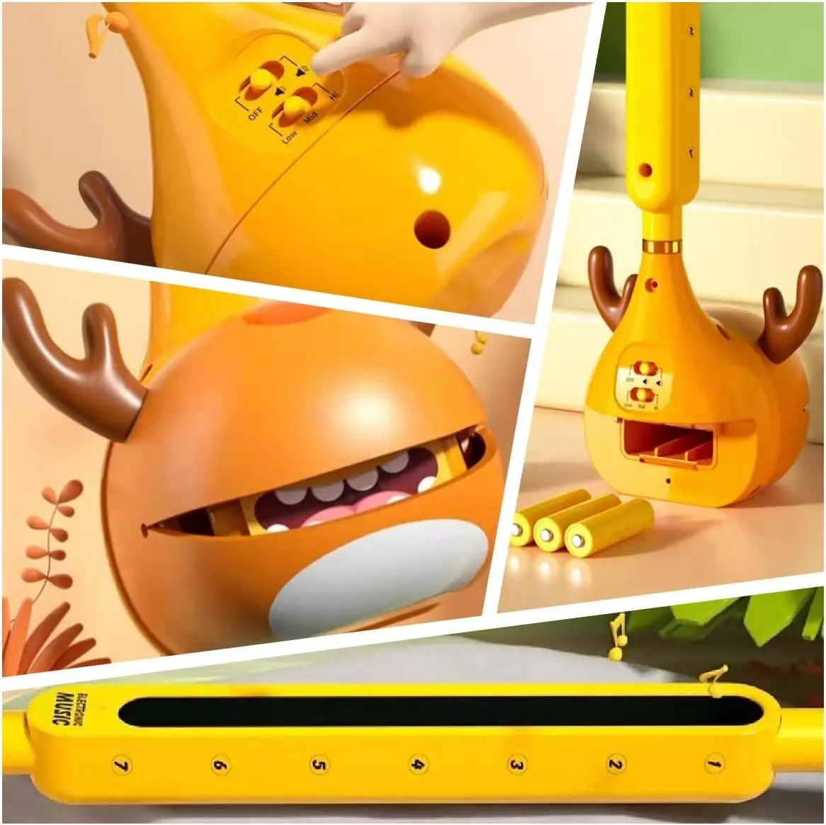 Otamatone Japanese Electronic Musical Instrument Music Synthesizer Tadpole Kawaii Educational Fun Gift For Children Adults