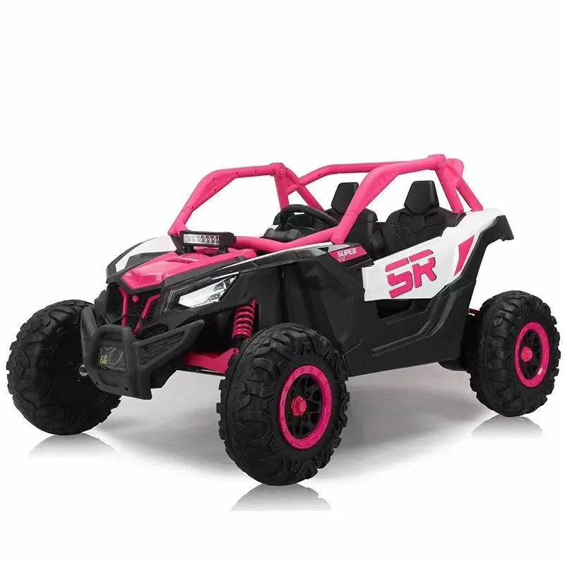 High Quality 12v Batteries Two Seat Electric Car / Baby Ride On Toys Car / Kids Electric Off-road Car Suv With Safety Belt
