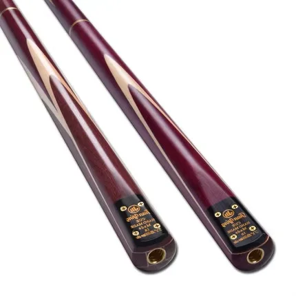 TQG-38C Professional 11mm Snooker Cue from Thailand Ash Wood with Steel Joint and Ebony Butt Sleeve Optimal Service
