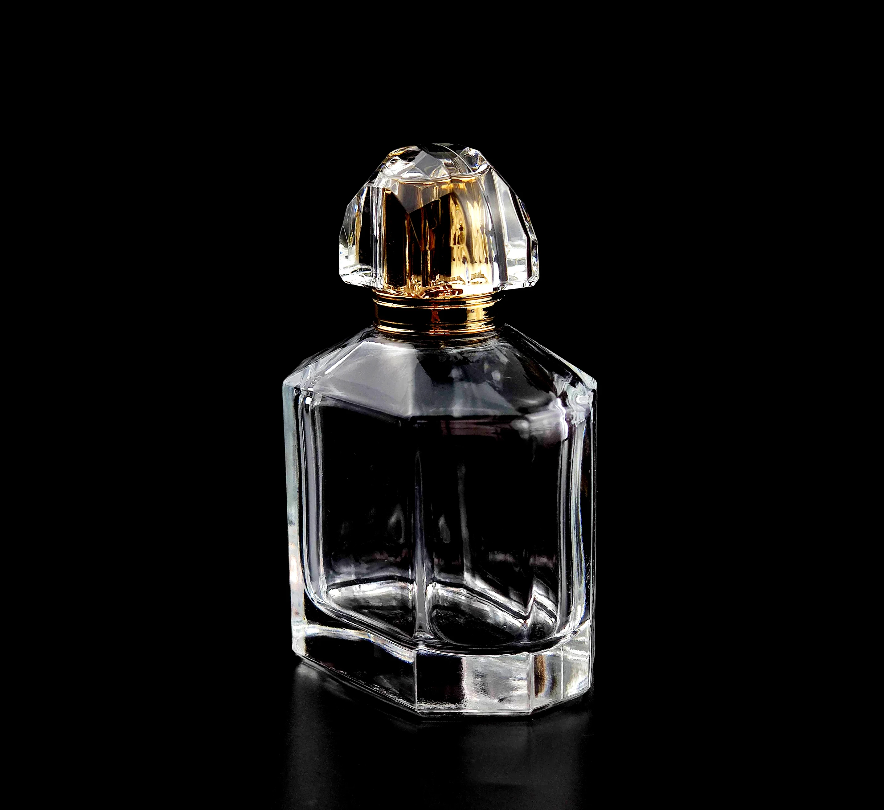 In stock high end decorative transparent 15mm surlyn diamond parfum cap crystal clear surlyn perfume top