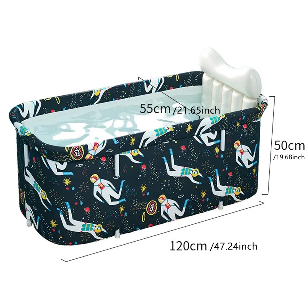 Portable Collapsible Bath Bucket Bathtub Large Capacity Bathroom Shower Bathing Artifact Free Installation New Arrival