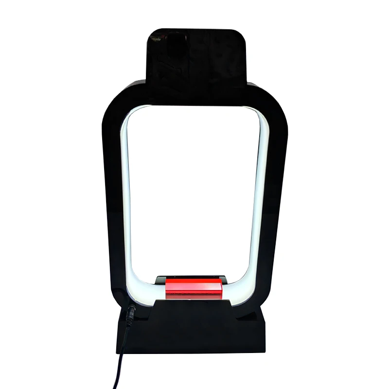 High Deluxe Countertop Acrylic Perfume Bottle Display Rack with Light Emitting Diode Lights Wine and Drink Display Racks