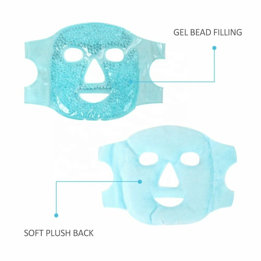 gel beads hot cold face mask reusablecooling gel face mask for redness puffiness acne