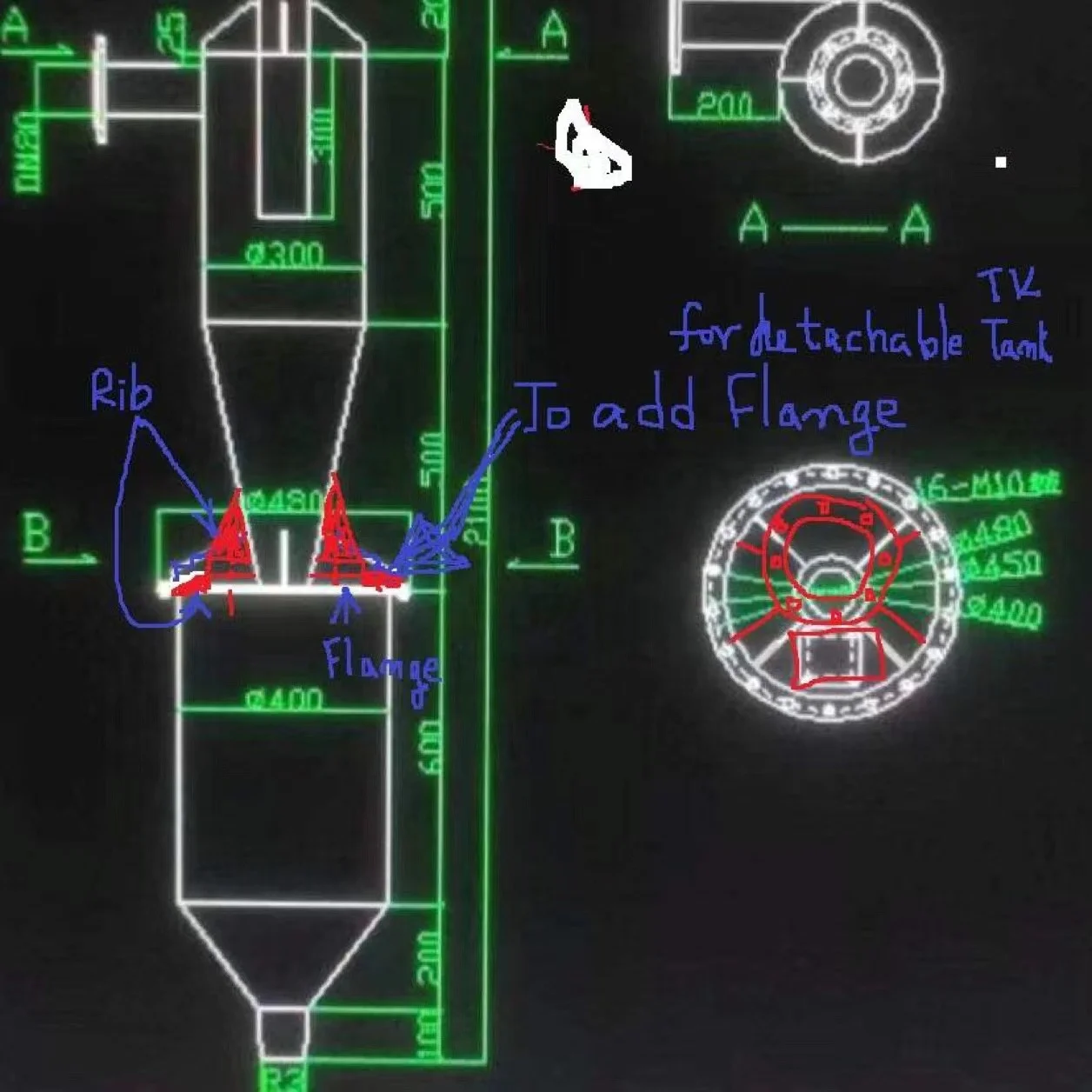 Industrial Cyclone dust collector dust removing equipment