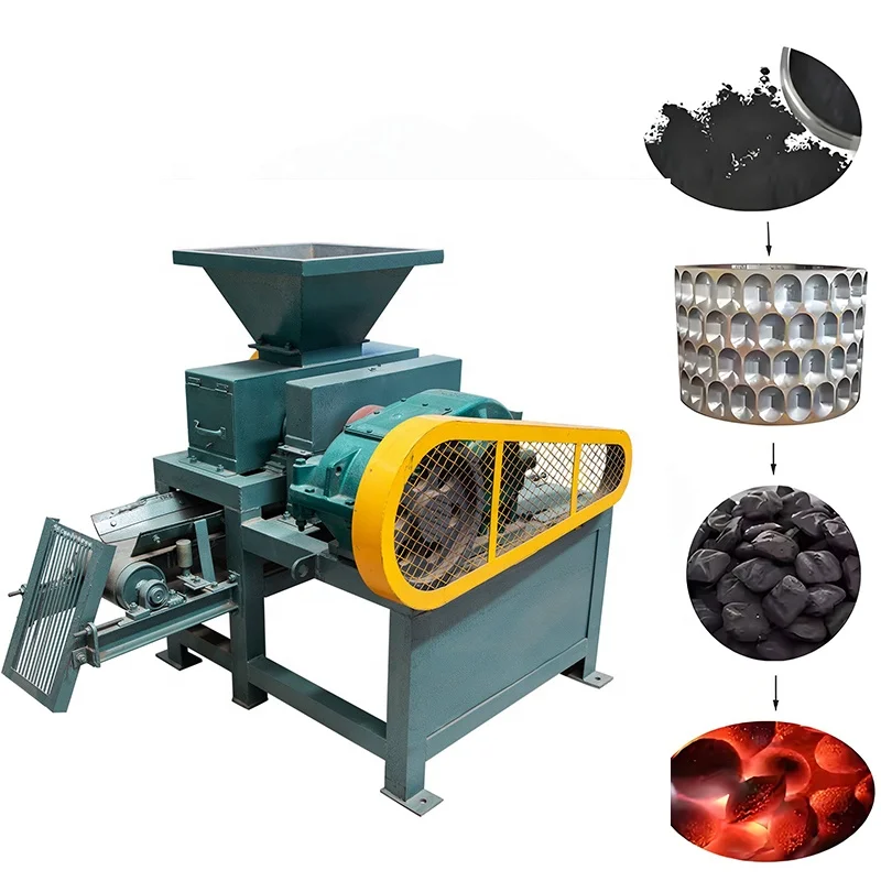 Copper Powder Chromium ore Pillow shape Round shape Briquette making machine