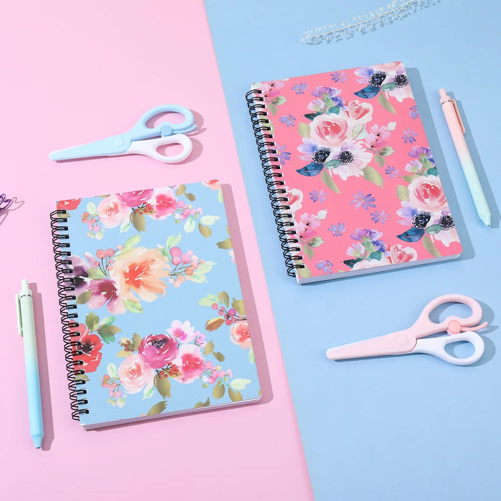 Customised Spiral A5 Promotional 5 Subject Diary Weekly Planner A4 Notebook With Logo