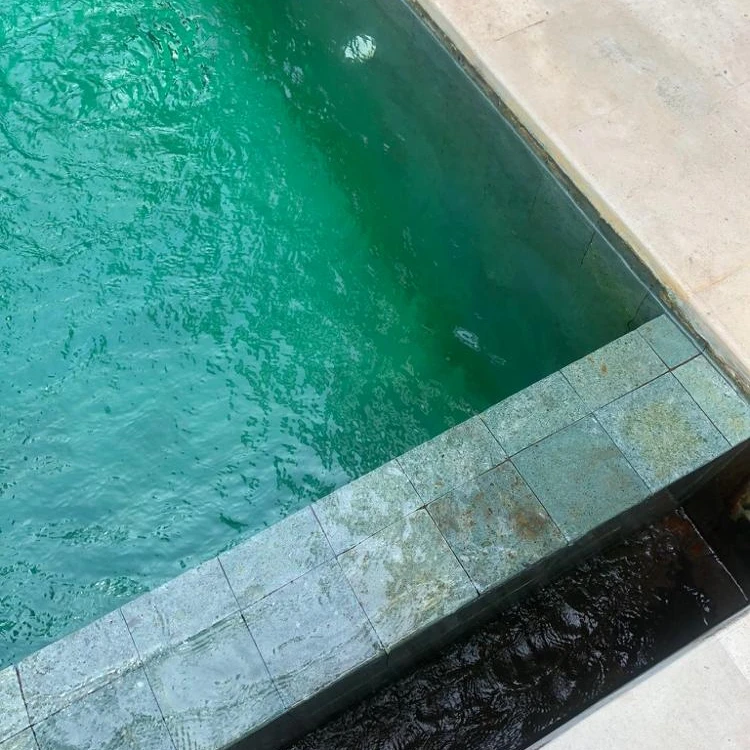 Premium Quality Pedra Hijau for Swimming Pool Floor Tiles Hijau Bruta