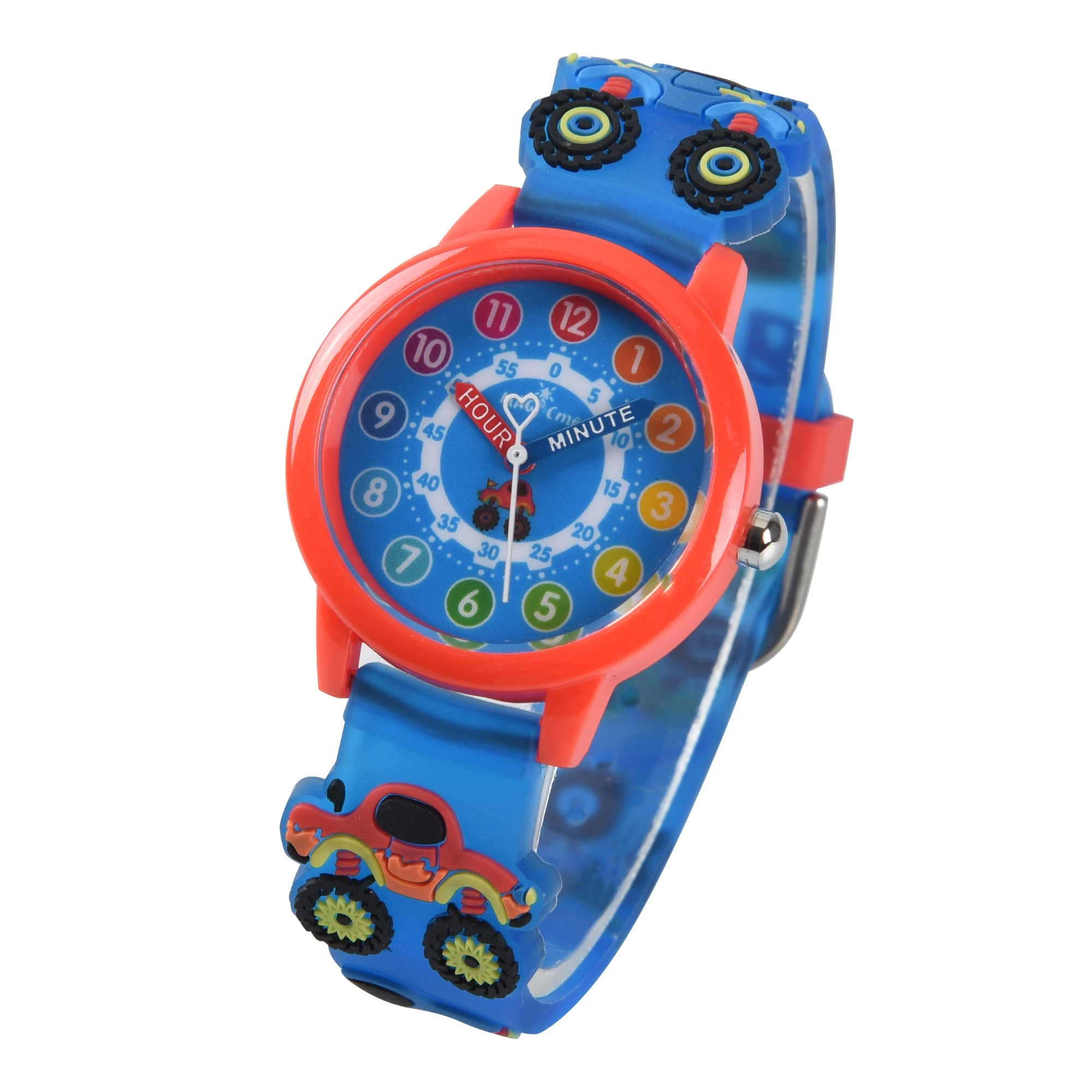 Modern Colorful Kids Quartz Watch Water Resistant Wrist Watches Fun Timepieces For Boys And Girls