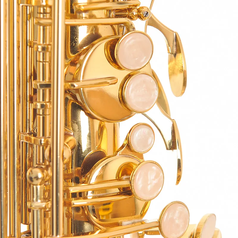 Wholesale professional B-flat tenor saxophone instrument Large saxophone professional performance big coffee recommend gold