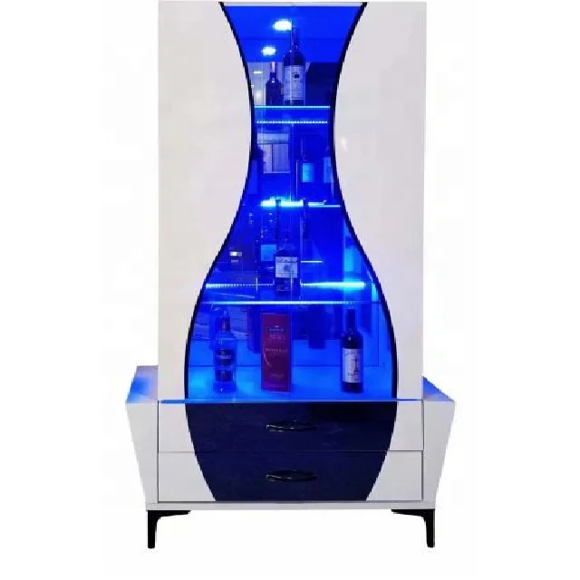 Modern Luxury Wine Storage Cabinet Home Bar Furniture for Dining and Kitchen Metal Wine Display Rack