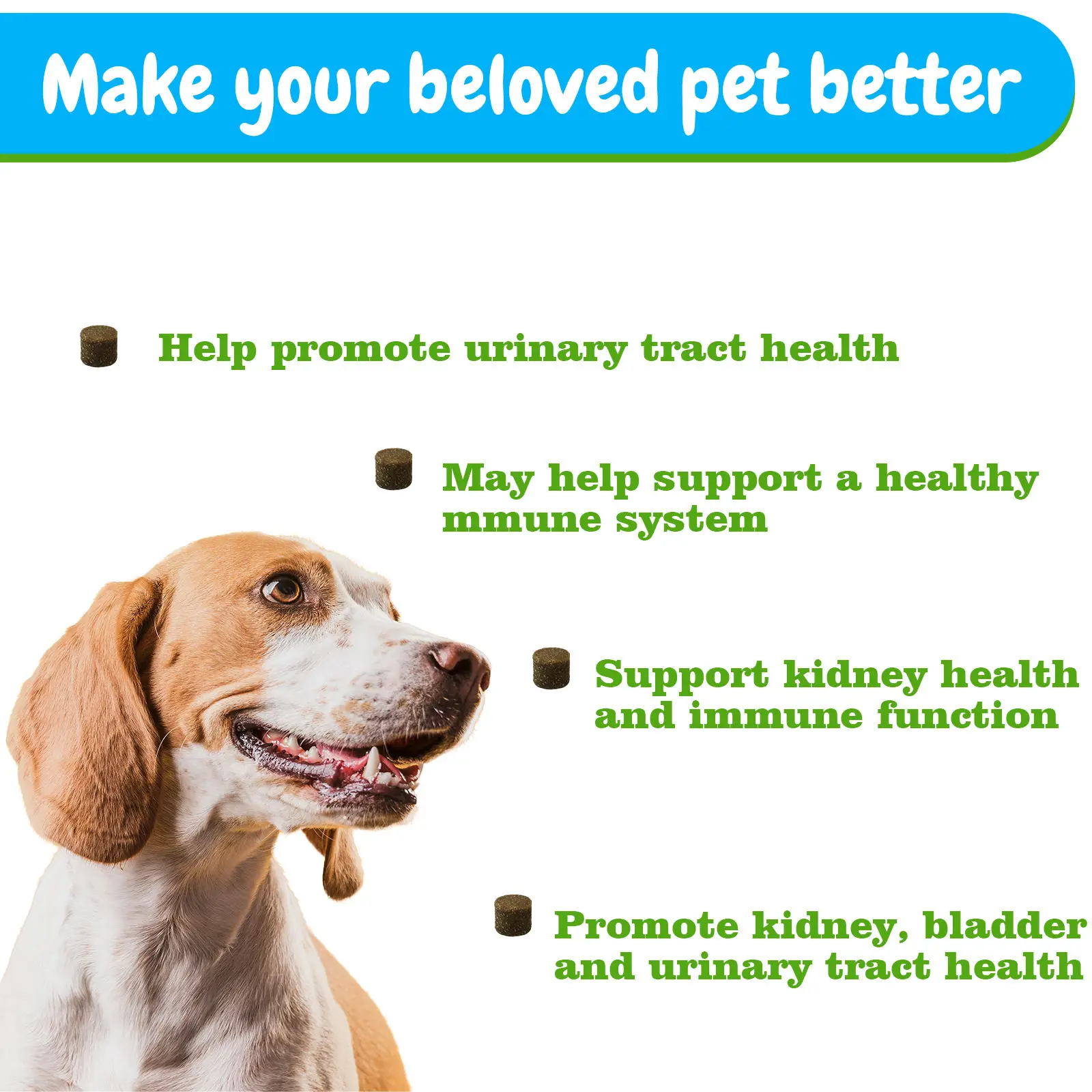 HANYUN OEM/ODM Pets Health Bladder Control Supplements Soft Cranberry chew  for Dogs Cranberry Kidney Support for Pets