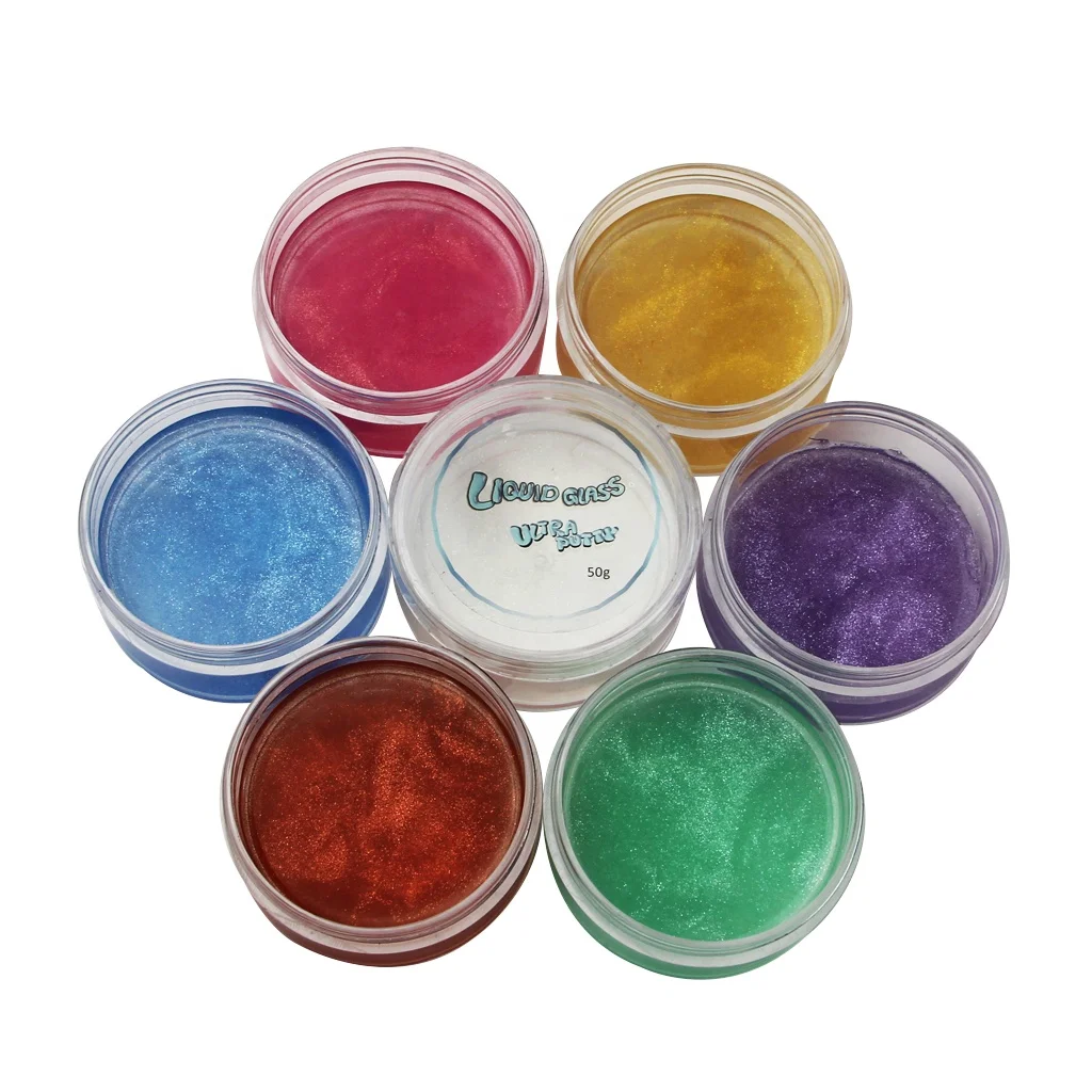 Transparent bouncing putty toy crystal style for kids