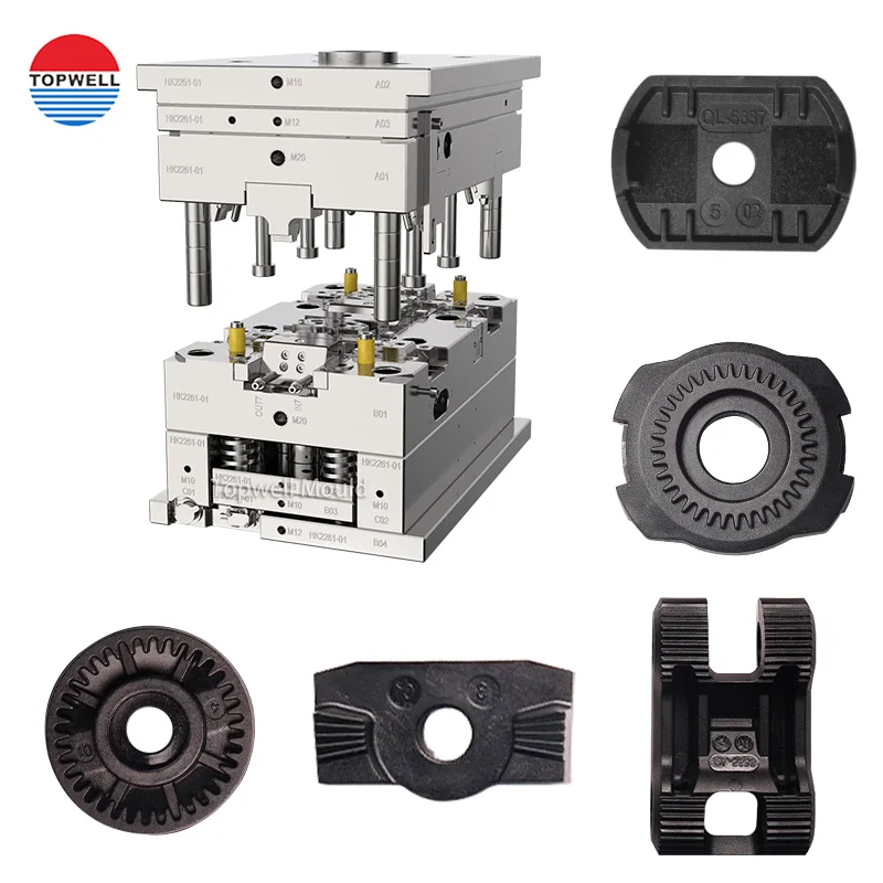 High performance ABS car parts plastic molding injection Multi Cavity two Colored plastic Moulding customized injection moulds