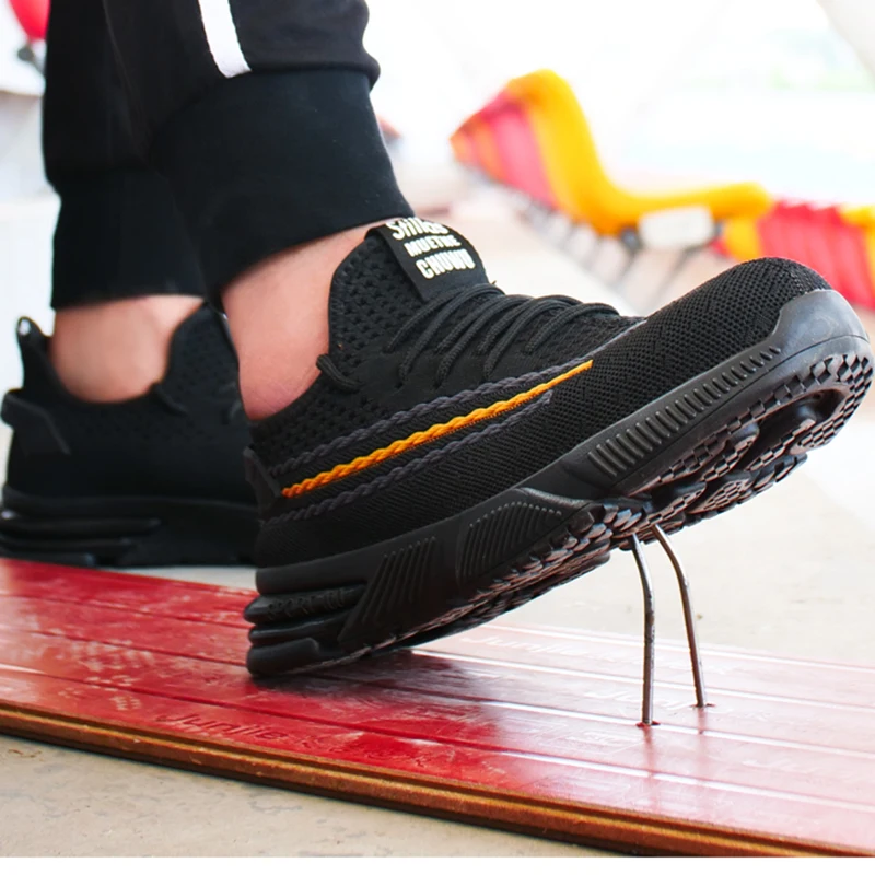 Men Work Sneakers Toe Work Safety Boot Comfort Women Boots Anti-puncture Safety Shoes Indestructible Shoes Work Boots