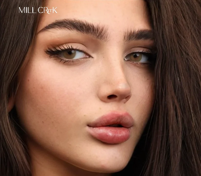 Mill Creek big eye looking circle eye colored contact lens 14.5 mm contact lenses contact lens myopia