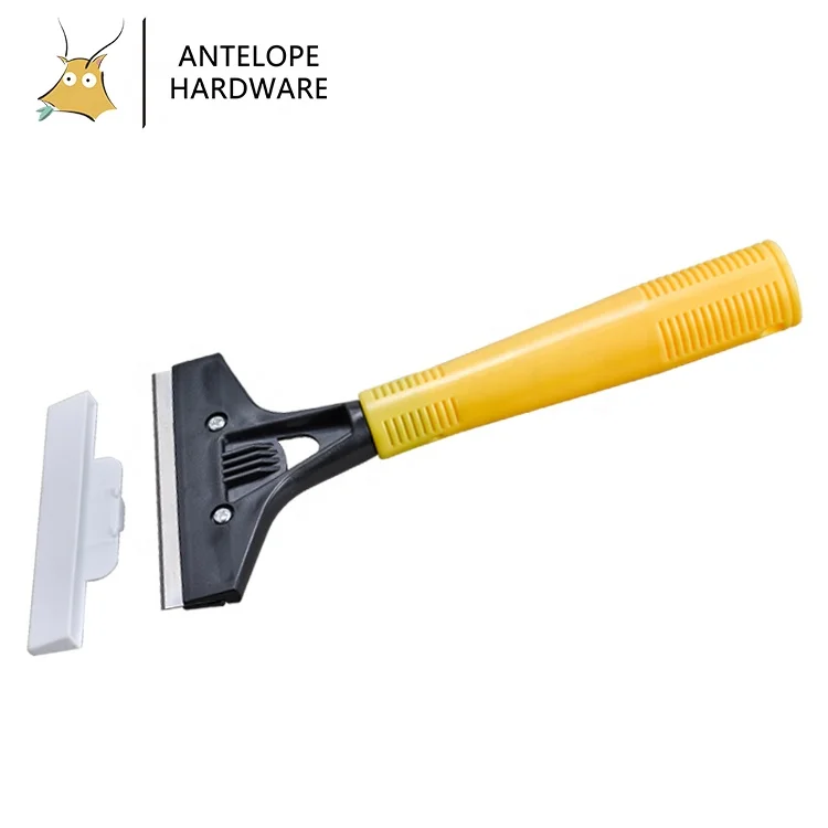 New Window Floor Wall Cleaner Long Plastic Handle Stainless Blade Scraper Machine