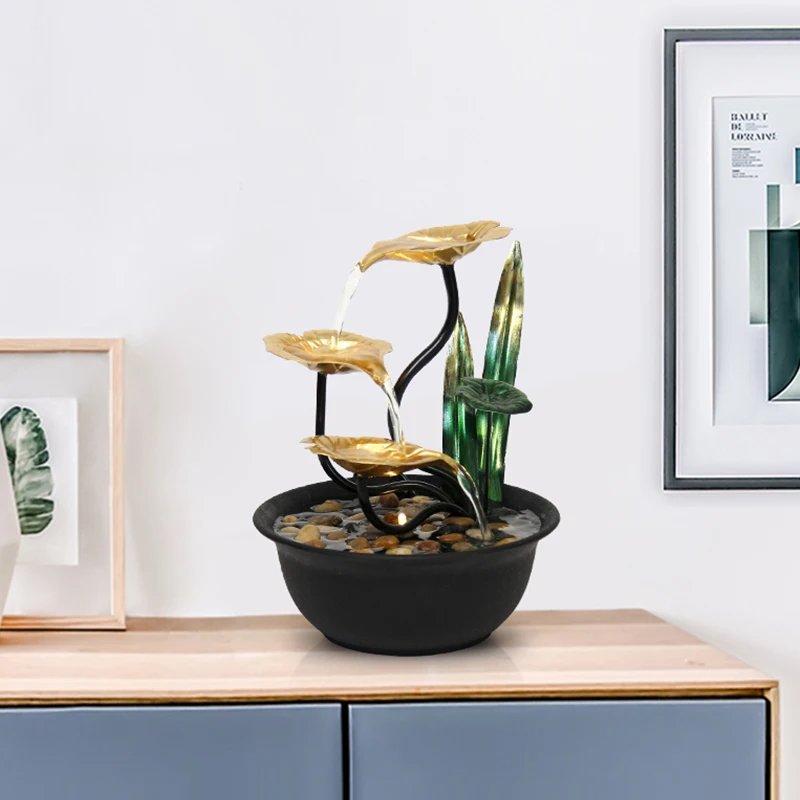 home decor indoor wealth flowing ornaments living room desktop office entrance home ornaments opening gift