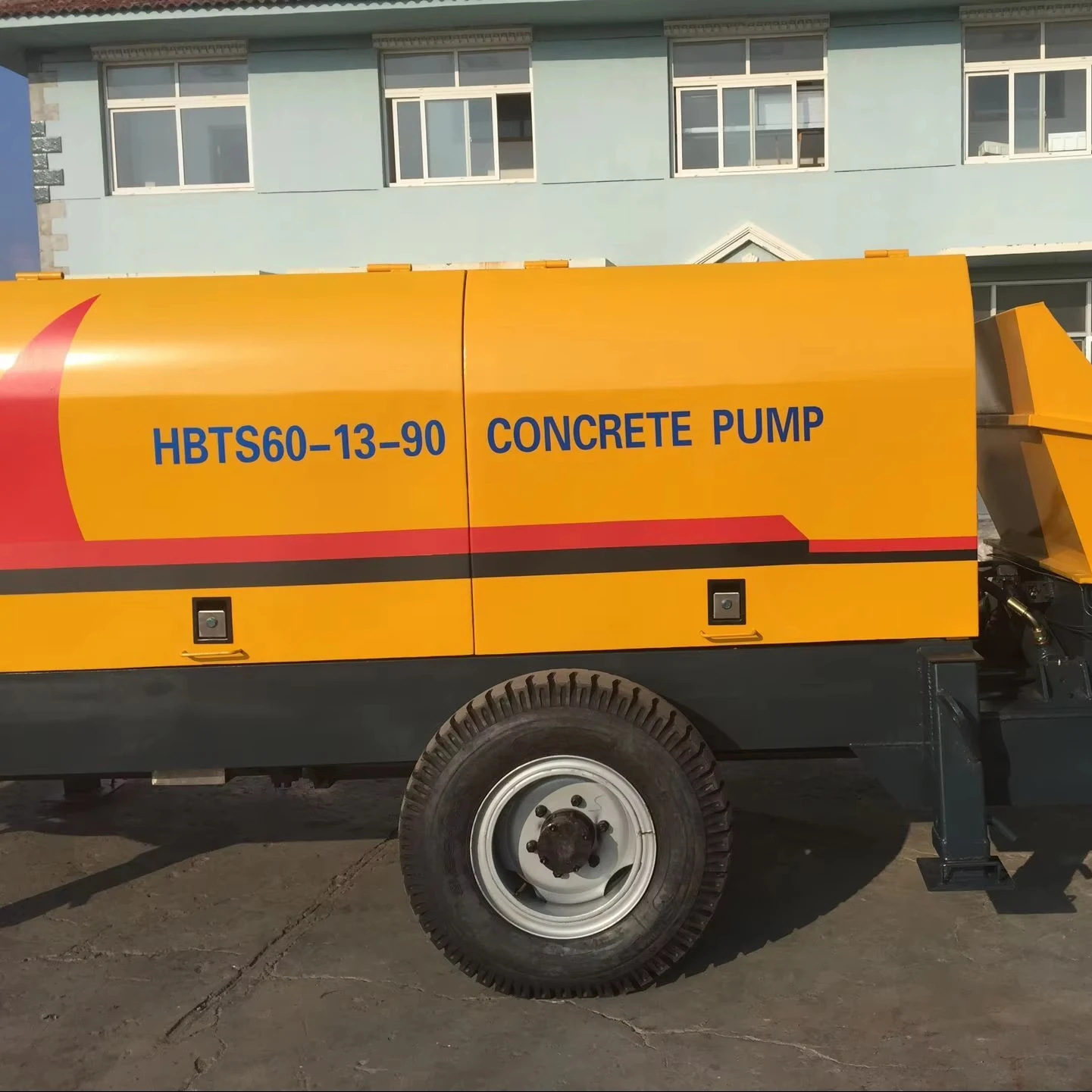 Chinese Construction Machinery Brand Concrete Trailer Pump With A Delivery Capacity Of 60 Cubic Meters Per Hour For Sale