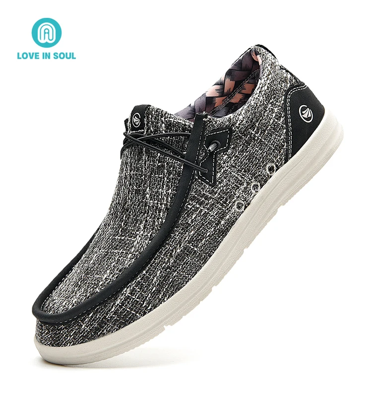 High Quality Slip On Work Loafers Mens Arch Support for Plantar Fasciitis Lightweight Walking Running Shoes