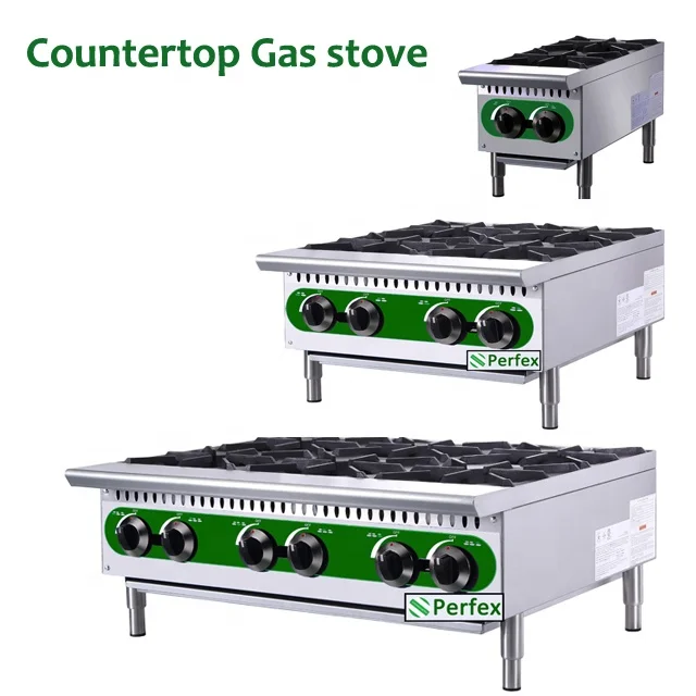 Commercial Cooking Equipment 6 Burner Gas Stove Cooker/Stainless Steel Gas Cooking burnes/Gas Step-up  Hot plate  with CE