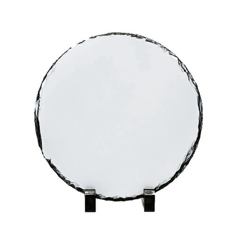 Heart Round Rectangle Stone Slate Photo Personalized DIY Blank Sublimation Photo Rock Slate