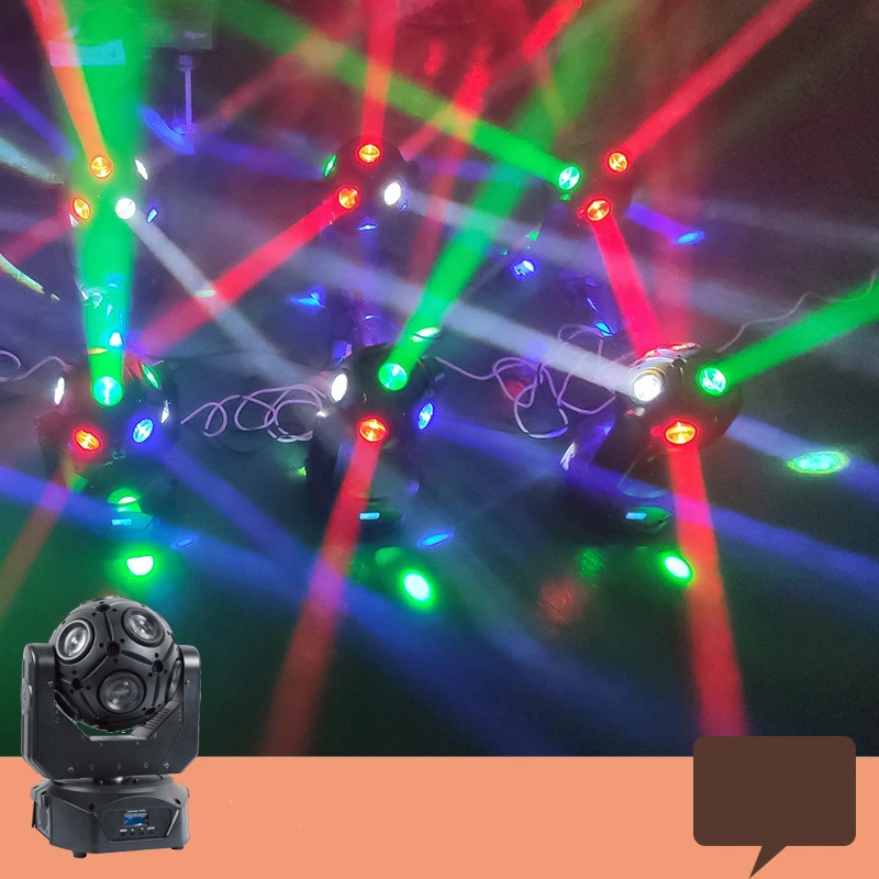 12pcs 12W RGBW  4in1 LED ball beam light unlimited PAN/TILT movement Dj Disco Light