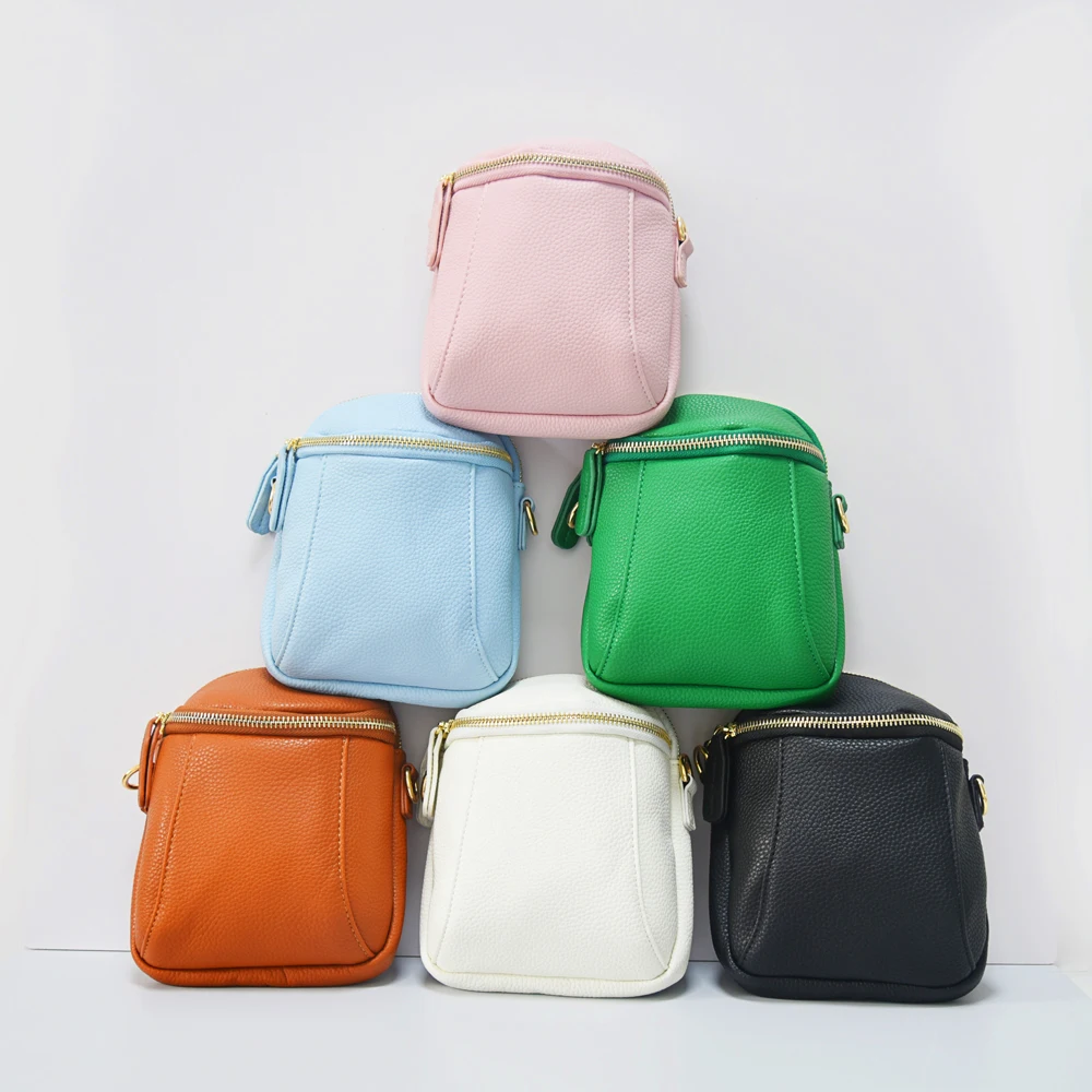 Mini Crossbody Bag PU Leather Phone Bag Pouch Ladies Girls Casual Crossbody Leather Bags Small Purses