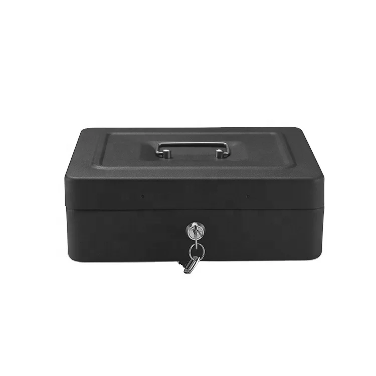 Стальной замок для денег среднего размера с