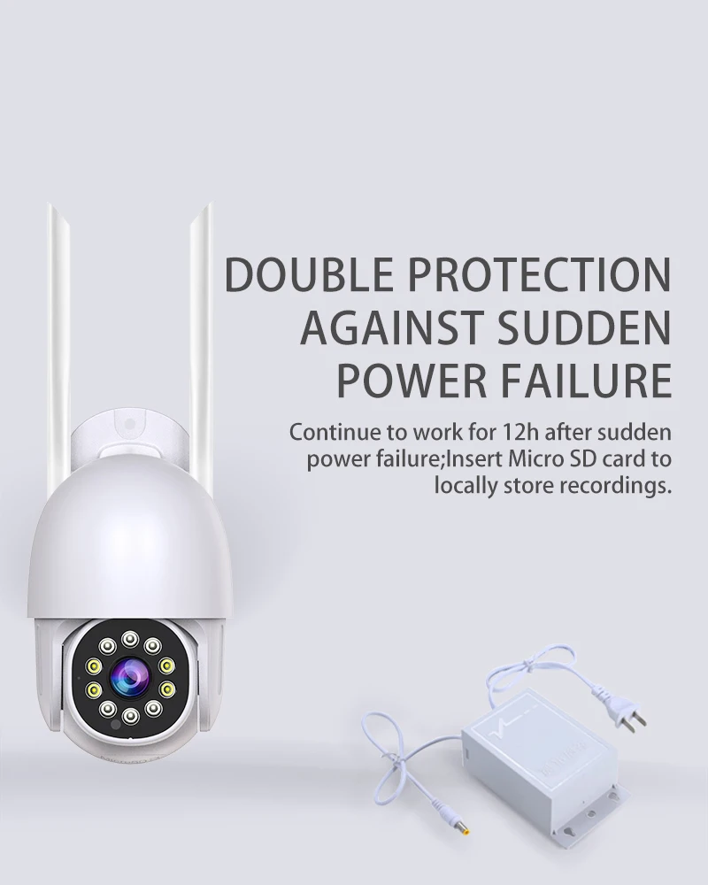 Умная наружная Wi-Fi IP-камера Tuya FHD1080P камера для домашней безопасности ptz onvif ip-камера