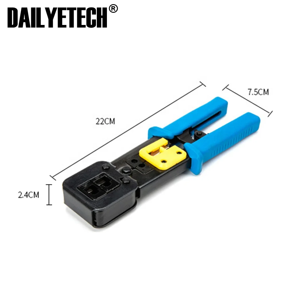 EZ-RJ45 обжимной инструмент для Nexus 6P/RJ11 и 8P/RJ45 обжимные клещи отрезок полоса Многофункциональный телефонной линии