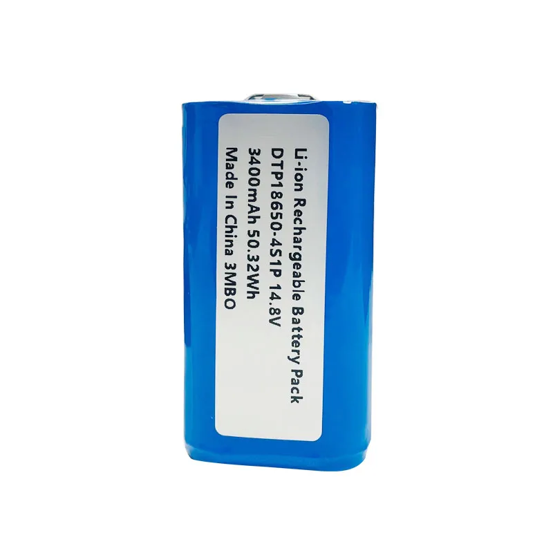 14.8v lithium battery pack 18650-4s 3400mah li ion battery pack