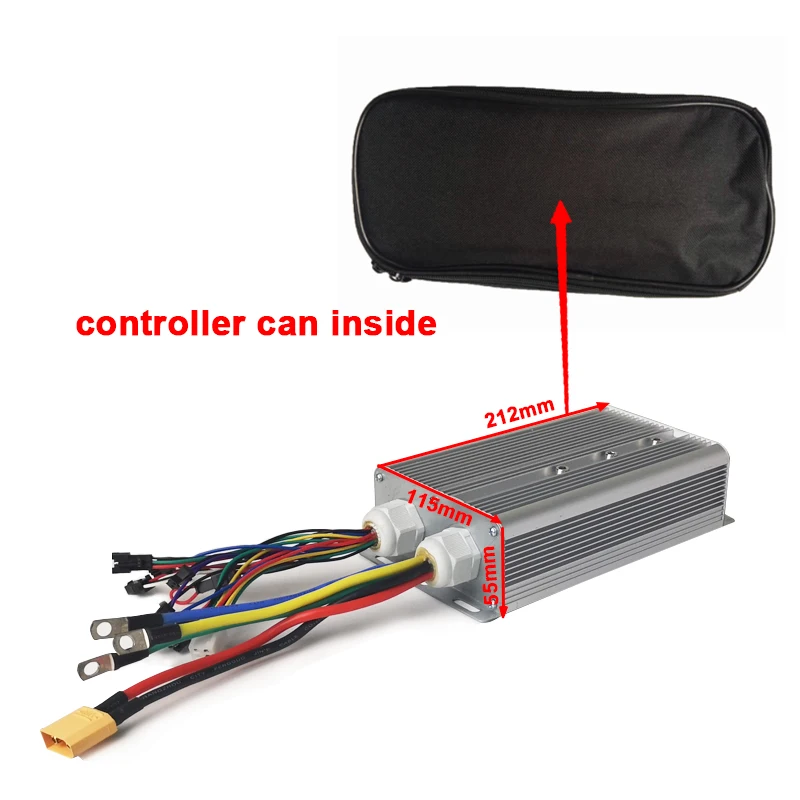 Комплект для переоборудования электрического велосипеда, 72 в, 3000 Вт, с умным контроллером