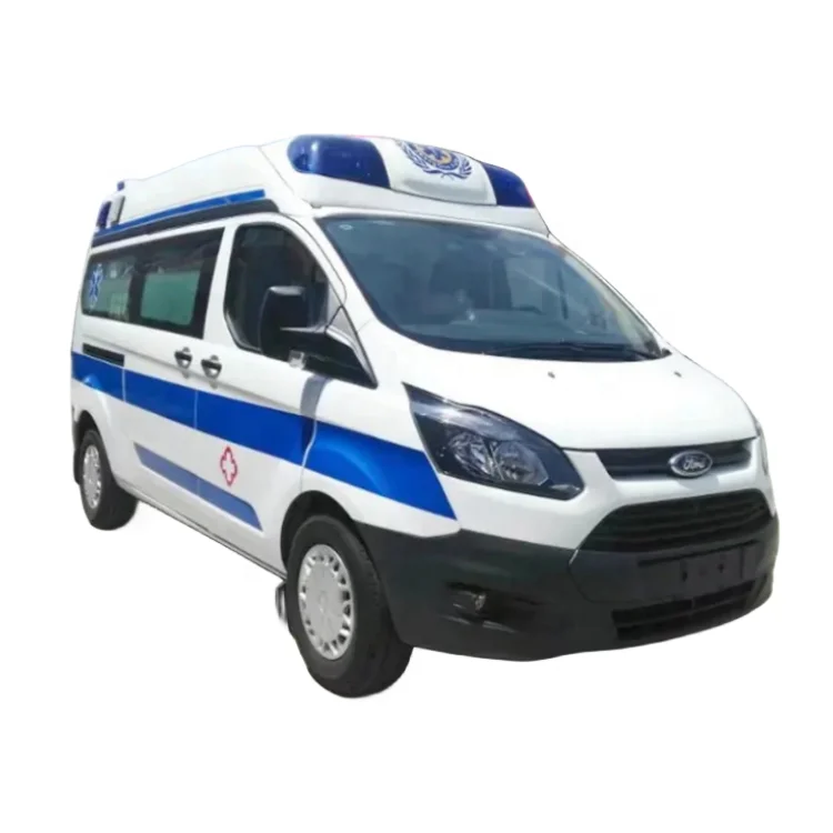 China New V362 V348 Diesel Ambulance Rescue Vehicle 4x2 4x4 box type ambulance car price