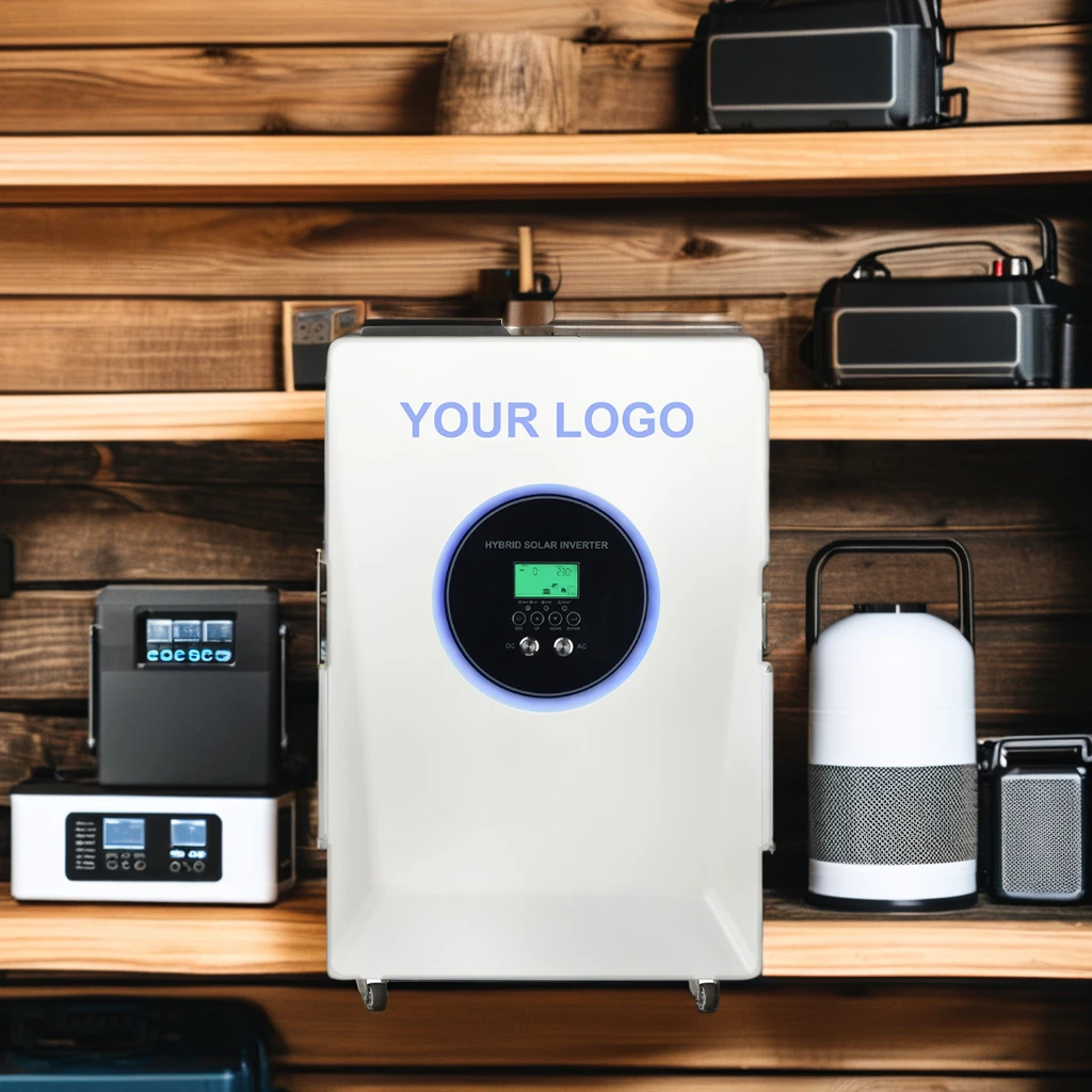 AC Solar Power generator Bank 60000mah plate pure sine mobile light station batteries inverter panel energy power system outdoor