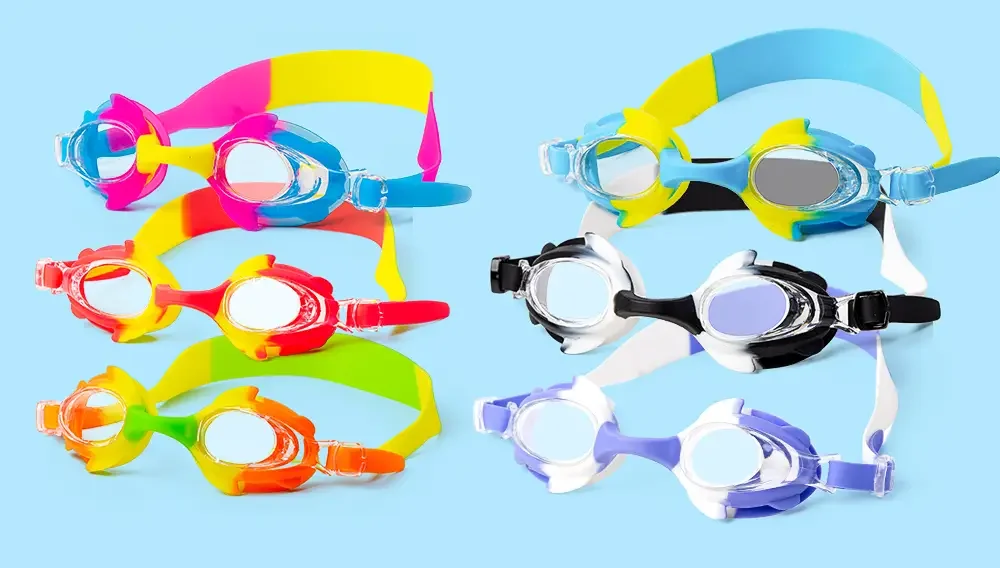 Advanced High Definition Swim Goggles Plating Kids Anti-fog Waterproof UV Protective Swim Googles