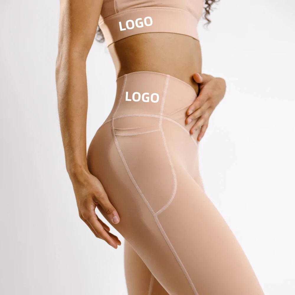 Custom Design High Quality Gym Clothes Women Cross Back Sports Bra Sets Yoga Set Workout Clothes