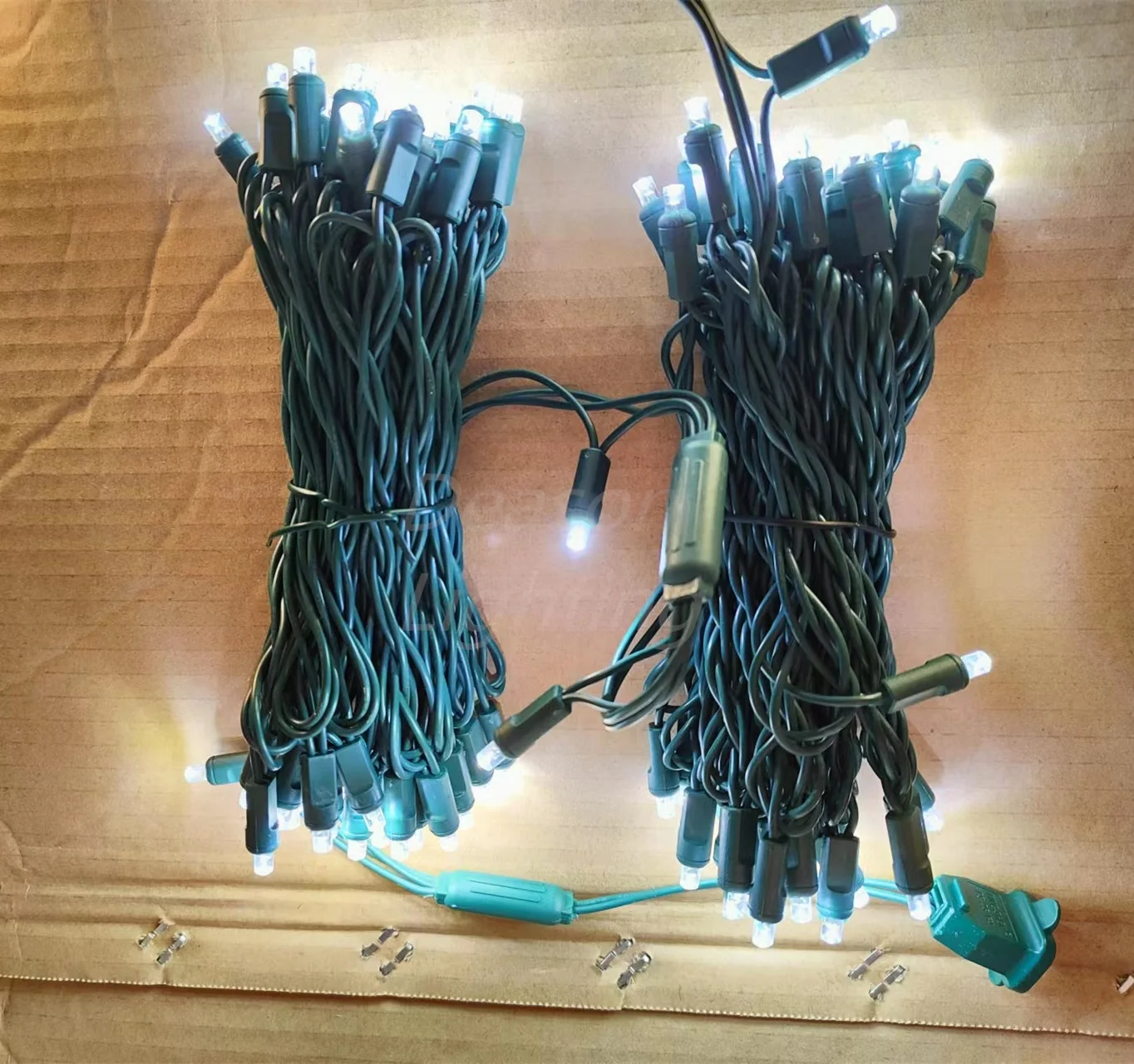 wide angle 5mm led christmas lights 34ft 100bulbs