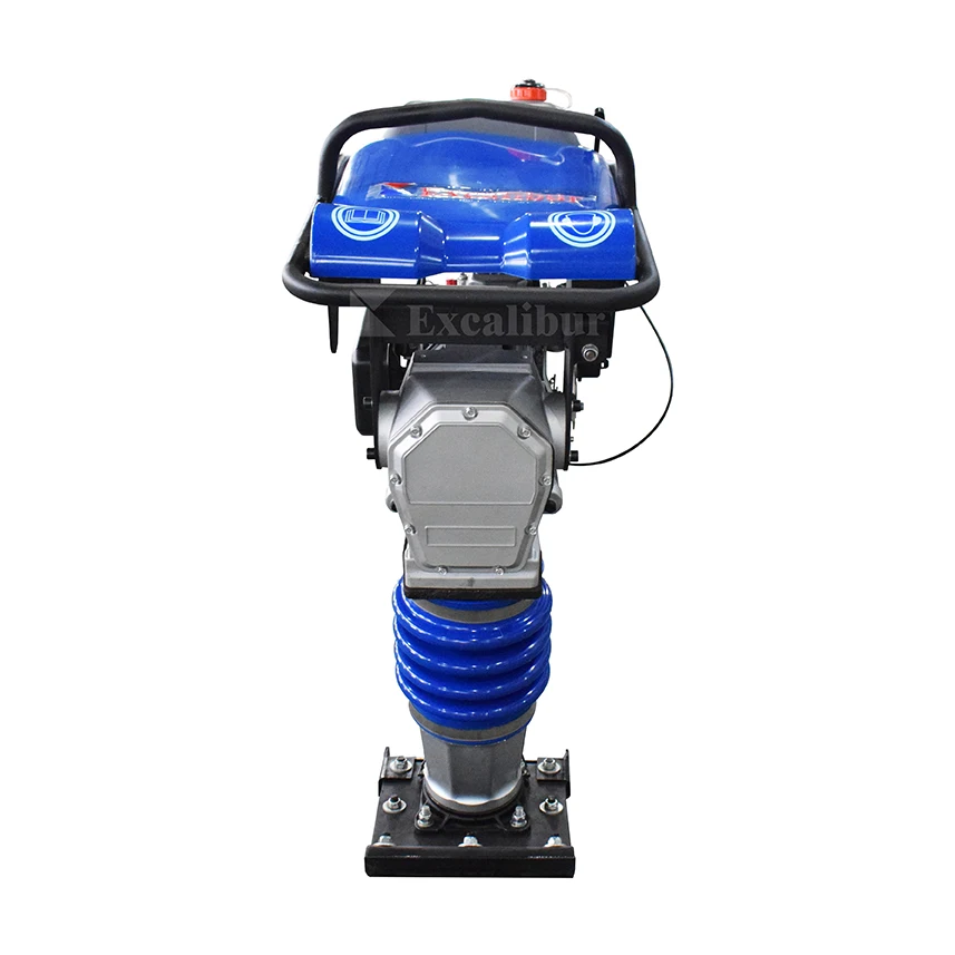 Gasoline 5.5HP Reliable SR75 Manual Start Tamping Rammer Tamper Compactor with Wheels