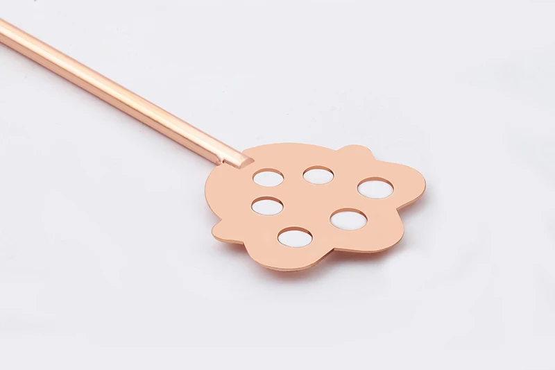 Popular Rose Long Stainless Steel Cocktail Stir Bar Stirrer Bar Swizzle Stick