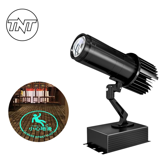 TNT 10W Laser Logo Projector For Shops Hotels Bars Indoor Static Gobo Custom Advertising Lights